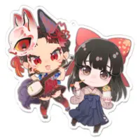 sakuya - Acrylic Key Chain - Key Chain - VTuber Size-100 x 100 (mm)