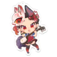 sakuya - Acrylic Key Chain - Key Chain - VTuber Size-70 x 70 (mm)