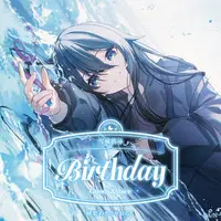 Yukishiro Mahiro - Birthday Merch Complete Set - Character Card - Key Chain - Acrylic Art Plate - Badge - Tapestry - Acrylic Key Chain - Nijisanji