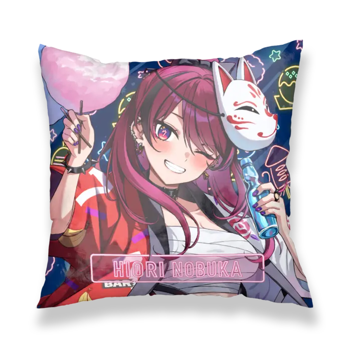 Hiori Nobuka - Cushion Cover - VTuber (【V大祭／通販限定