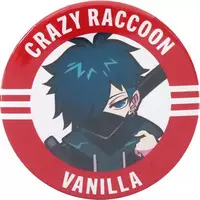 VanilLa - Stickers - Badge - Crazy Raccoon