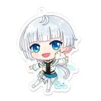Tsukimoto Rito - Acrylic Key Chain - Key Chain - VTuber Size-70 x 70 (mm)