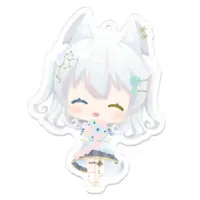 Hyougetsuka Felicia - Acrylic Key Chain - Key Chain - VTuber Size-70 x 70 (mm)