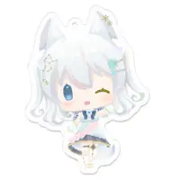 Hyougetsuka Felicia - Acrylic Key Chain - Key Chain - VTuber Size-70 x 70 (mm)