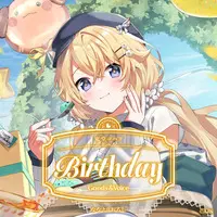 Todo Kohaku - Birthday Merch Complete Set - Character Card - Key Chain - Badge - Acrylic Art Plate - Tapestry - Acrylic Key Chain - Nijisanji