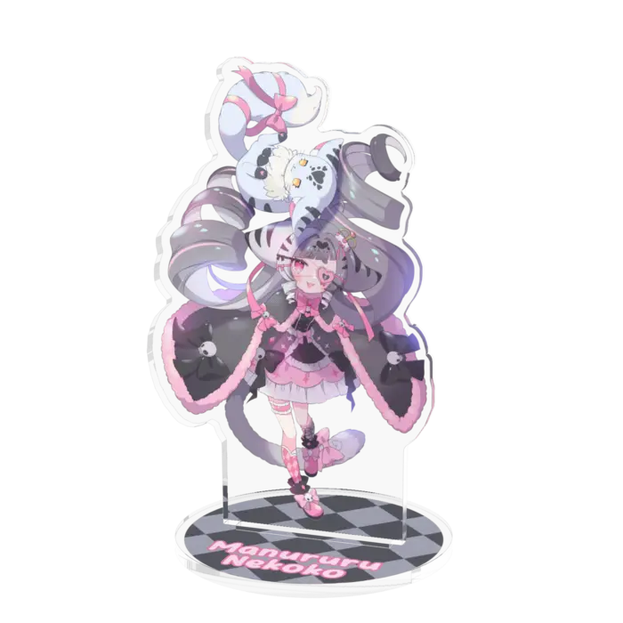 Manururu Nekoko - Acrylic stand - VTuber Size-100x100mm