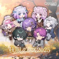 Botamoochi Kazu - Complete Set - Badge - Acrylic stand - Character Card - Acrylic Art Plate - Phone Tab - Commuter pass case - VTuber