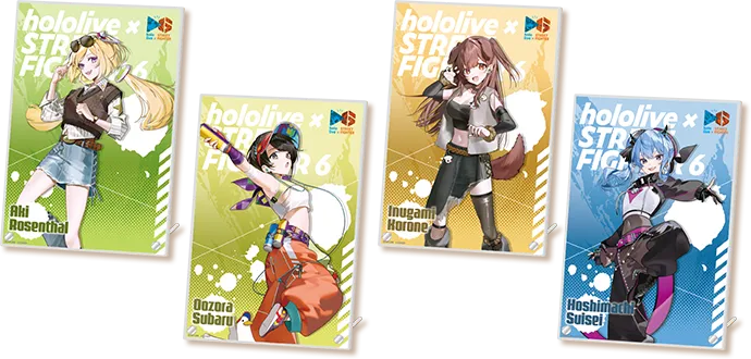 hololive - Plastic Folder - Stationery - Hoshimachi Suisei & Inugami Korone & Oozora Subaru & Aki Rosenthal