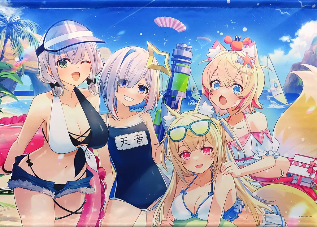 hololive - Tapestry - Mococo Abyssgard & Fuwawa Abyssgard & Amane Kanata & Shirogane Noel