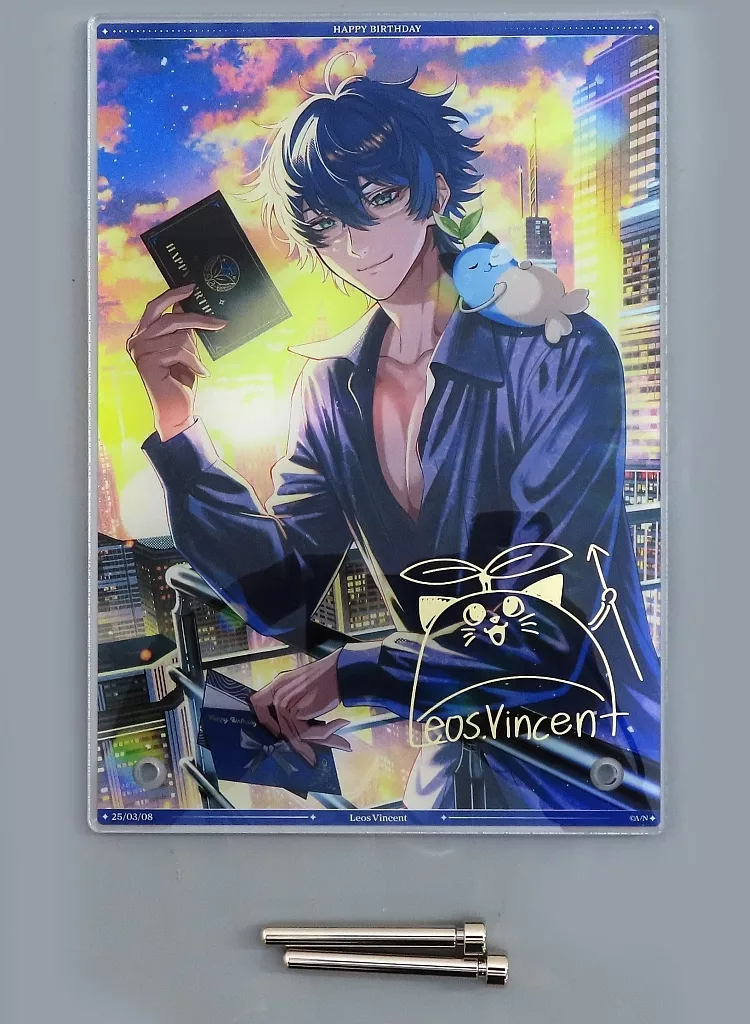 Leos Vincent - Acrylic Art Plate - Nijisanji