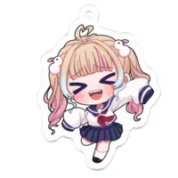 Amachi Karen - Acrylic Key Chain - Key Chain - VTuber Size-50 x 50 (mm)