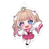 Amachi Karen - Acrylic Key Chain - Key Chain - VTuber Size-50 x 50 (mm)