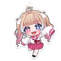 Amachi Karen - Acrylic Key Chain - Key Chain - VTuber Size-70 x 70 (mm)