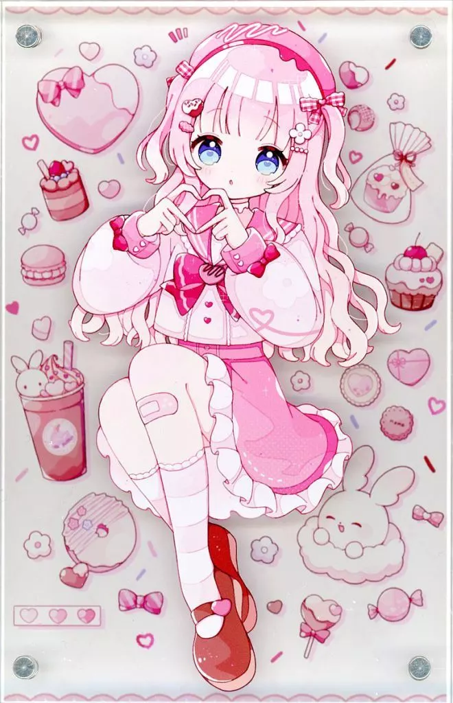 Amane Momo - Acrylic Block - VTuber