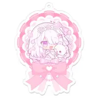 Nekoze - Acrylic Key Chain - Key Chain - VTuber Size-70 x 70 (mm)