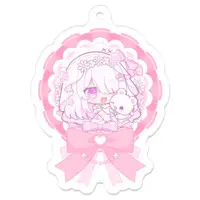 Nekoze - Acrylic Key Chain - Key Chain - VTuber Size-50 x 50 (mm)