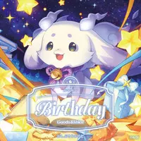 Lunlun - Birthday Merch Complete Set - Character Card - Key Chain - Acrylic Art Plate - Badge - Tapestry - Acrylic Key Chain - Nijisanji