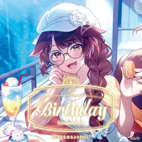 Fumi - Birthday Merch Complete Set - Character Card - Key Chain - Acrylic Art Plate - Badge - Tapestry - Acrylic Key Chain - Nijisanji