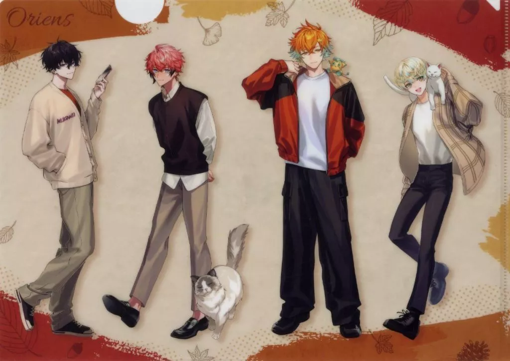 Oriens - Plastic Folder - Stationery - Koyanagi Rou & Murakumo Kagetsu & Hoshirube Sho & Inami Rai