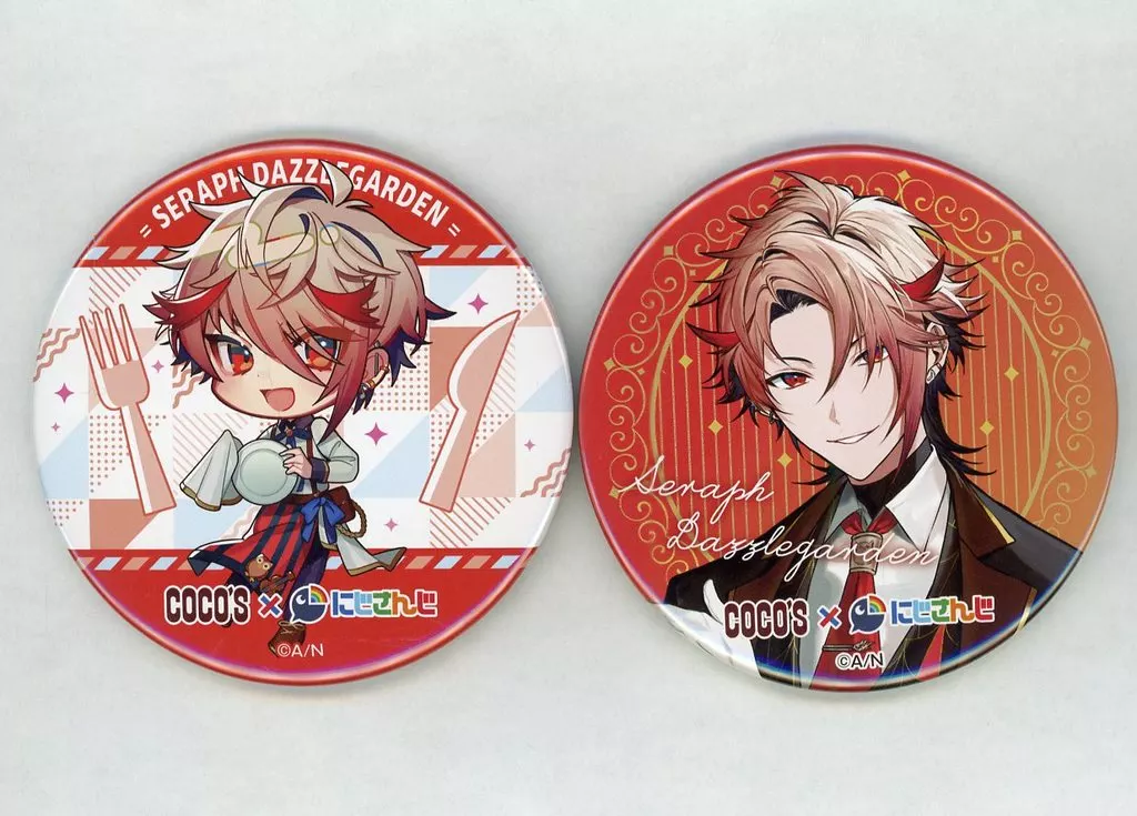 Seraph Dazzlegarden - Badge - Nijisanji (セラフ・ダズルガーデン