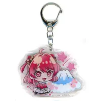 Noa - Acrylic Key Chain - Key Chain - Colorful Peach