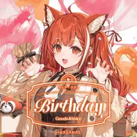 Ratna Petit - Birthday Merch Complete Set - Character Card - Key Chain - Acrylic Art Plate - Badge - Tapestry - Acrylic Key Chain - Nijisanji