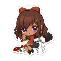 Sunahoshi Haya - Acrylic Key Chain - Key Chain - VTuber Size-70 x 70 (mm)