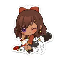 Sunahoshi Haya - Acrylic Key Chain - Key Chain - VTuber Size-70 x 70 (mm)