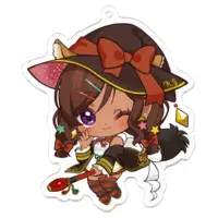 Sunahoshi Haya - Acrylic Key Chain - Key Chain - VTuber Size-70 x 70 (mm)