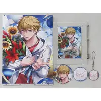 Ex Albio - Key Chain - Badge - Acrylic Art Plate - Canvas Board - Birthday Merch Complete Set - Nijisanji