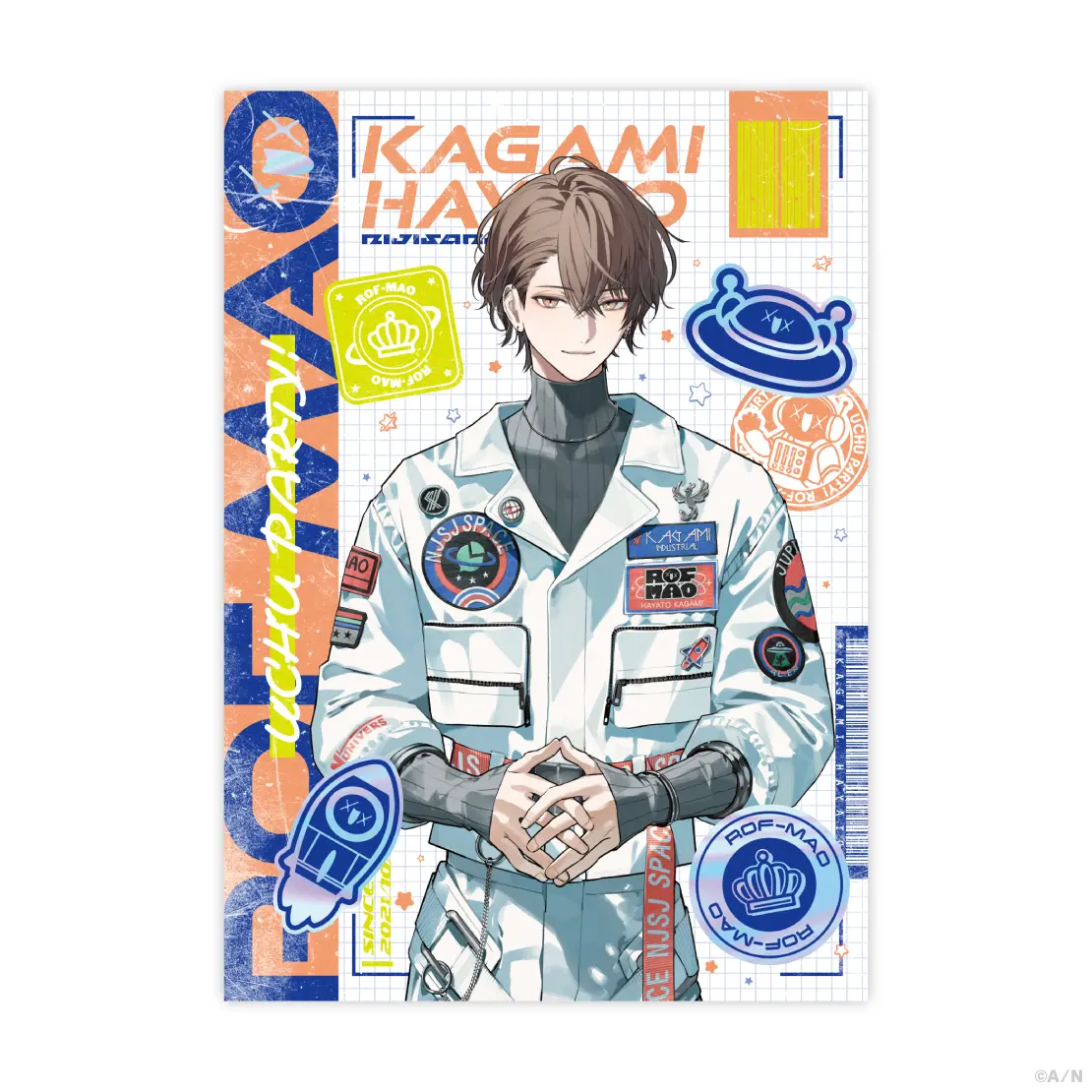 Kagami Hayato - ROF-MAO UCHU PARTY! - 4th Anniv. - - Illustration Board - ROF-MAO