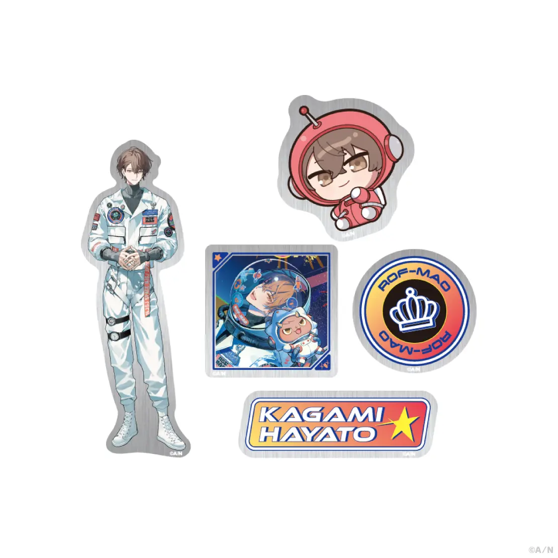 Kagami Hayato - ROF-MAO UCHU PARTY! - 4th Anniv. - - Stickers - ROF-MAO