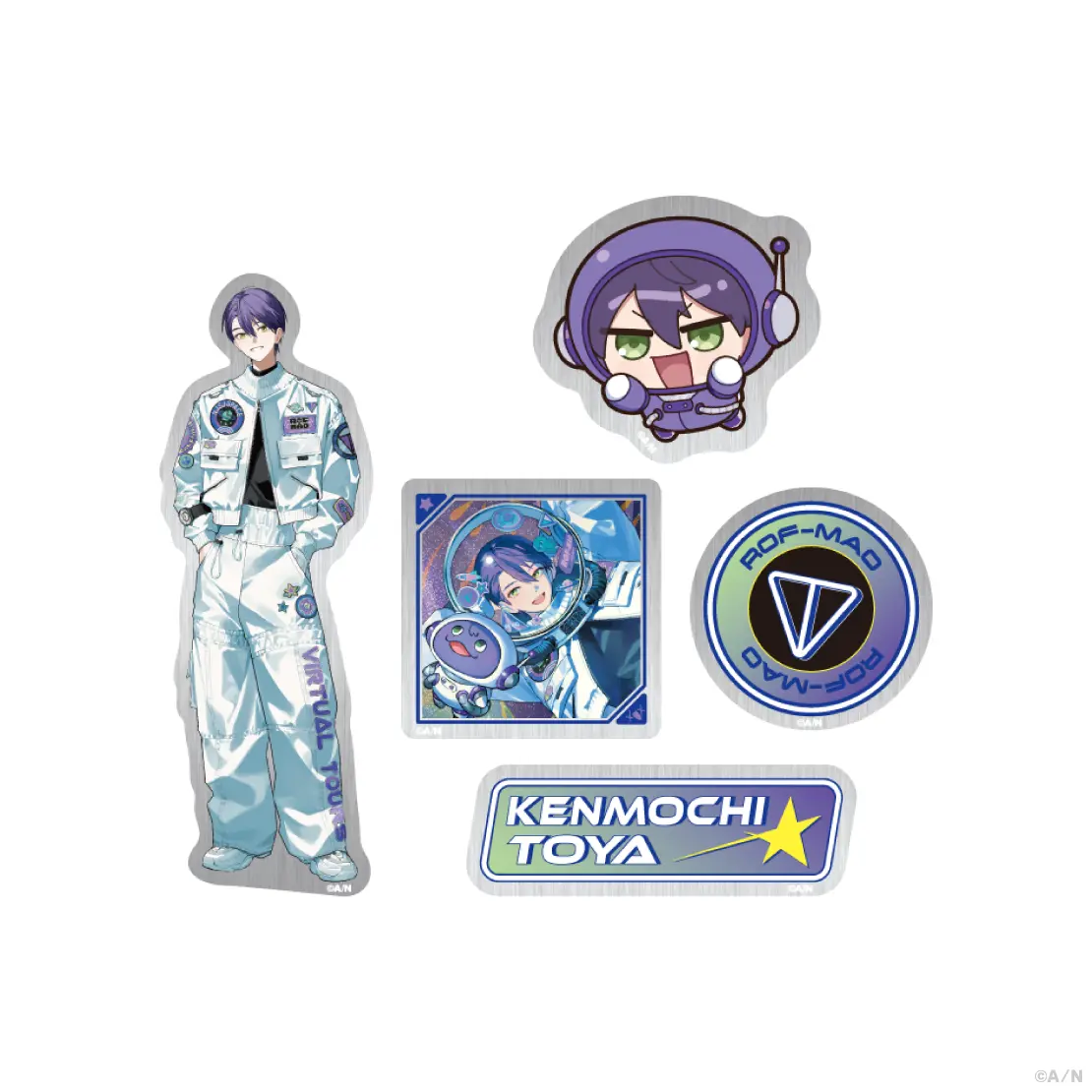 Kenmochi Toya - ROF-MAO UCHU PARTY! - 4th Anniv. - - Stickers - ROF-MAO