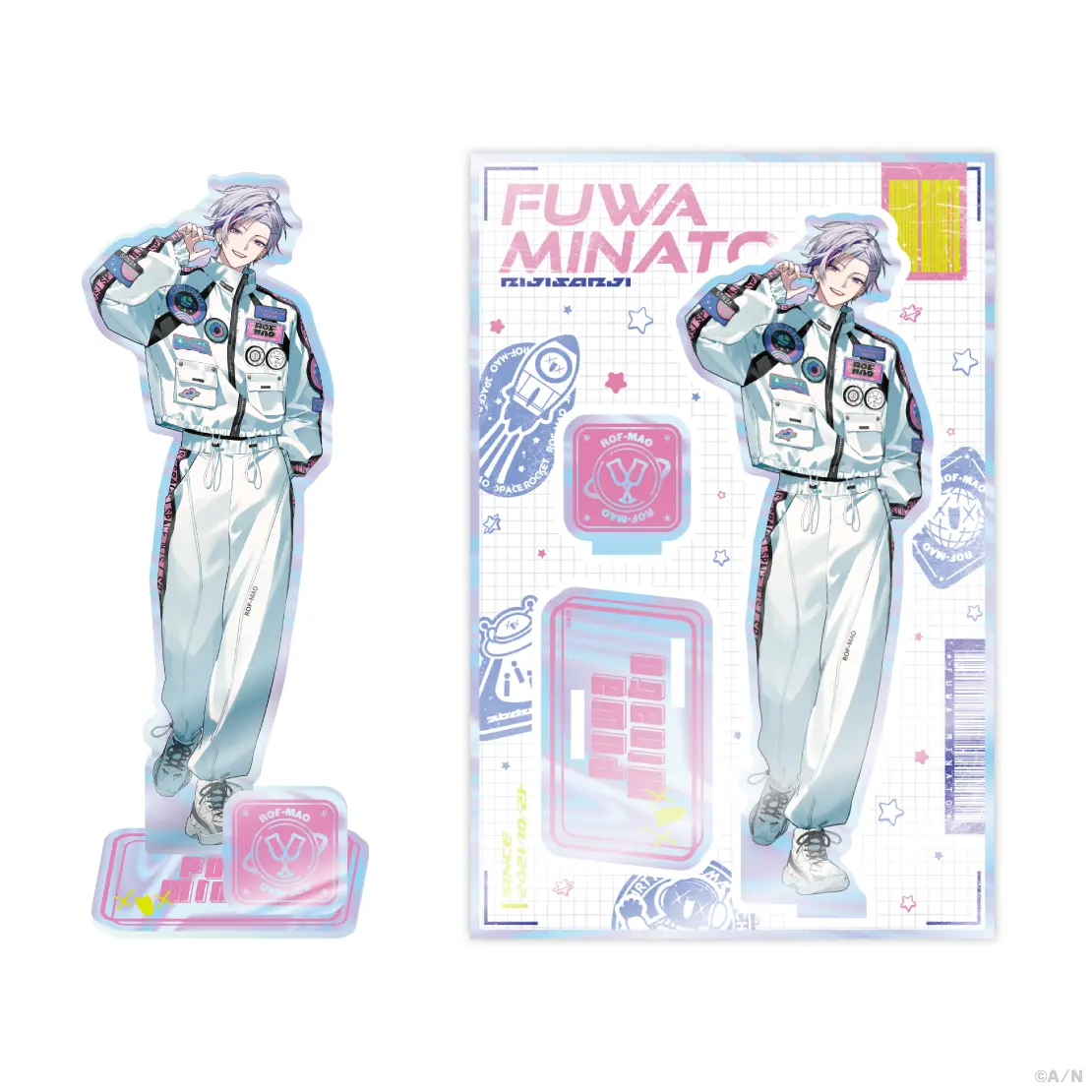 Fuwa Minato - ROF-MAO UCHU PARTY! - 4th Anniv. - - Acrylic stand - ROF-MAO