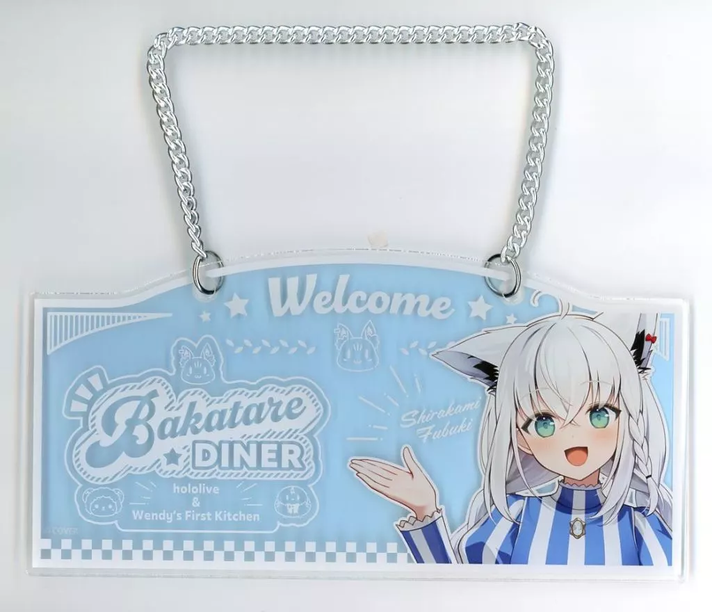 Shirakami Fubuki - Acrylic Art Plate - Key Chain - hololive