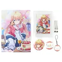 Todo Kohaku - Key Chain - Badge - Acrylic Art Plate - Canvas Board - Birthday Merch Complete Set - Nijisanji