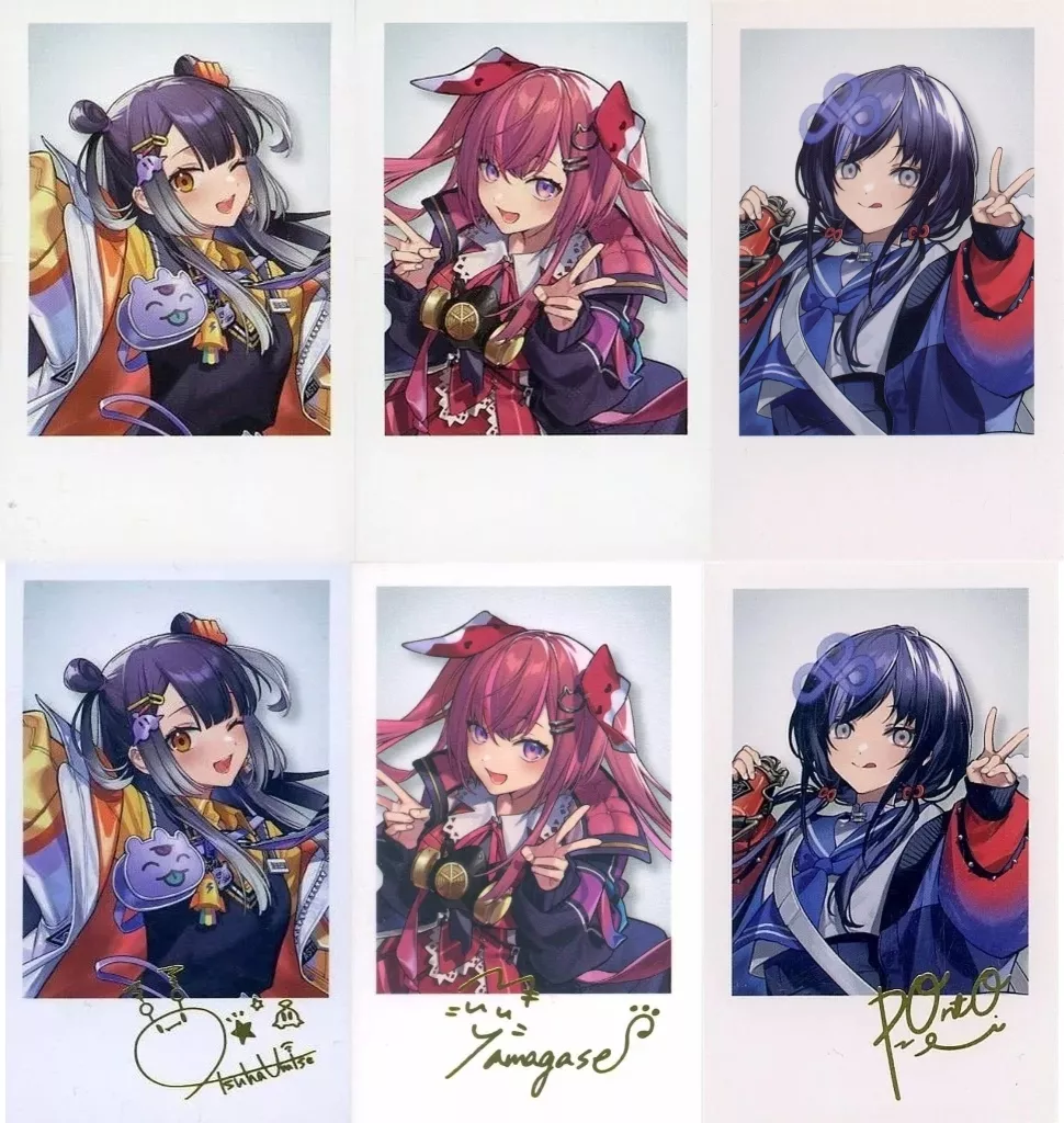 Ranunculus - Nijisanji Welcome Goods - Character Card - Ponto Nei & Amagase Muyu & Umise Yotsuha
