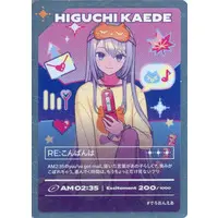 Higuchi Kaede - Character Card - Yorugata Ningen - Nijisanji