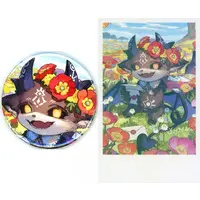 Debidebi Debiru - Character Card - Badge - Nijisanji