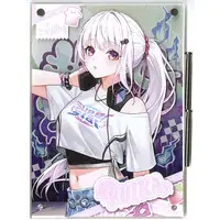 Shiina Yuika - DMM Scratch! - Acrylic Art Plate - Acrylic stand - Nijisanji