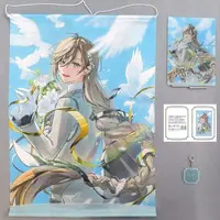 Kanae - Acrylic Key Chain - Character Card - Key Chain - Acrylic Art Plate - Tapestry - Birthday Merch Complete Set - Nijisanji