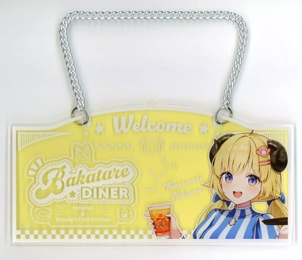 Tsunomaki Watame - Key Chain - Acrylic Art Plate - hololive