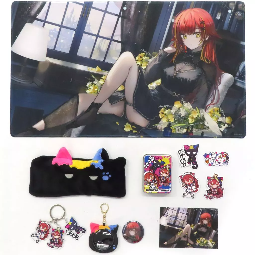 Nekota Tsuna - Trading Card Supplies - Acrylic Key Chain - Postcard - Badge - Headband - Key Chain - Stickers - Case - Desk Mat - VSPO!