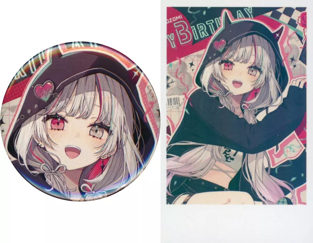 Ishigami Nozomi - Character Card - Badge - Nijisanji
