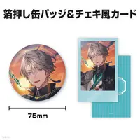 Kaida Haru - Character Card - Badge - Nijisanji