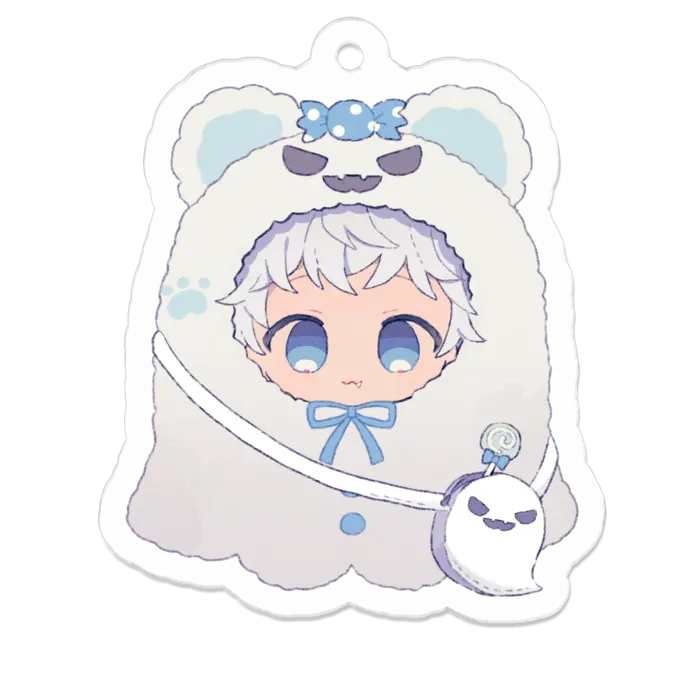 Sayu Ayumu - Acrylic Key Chain - Key Chain - VTuber Size-50 x 50 (mm)