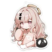 Tokusari Kukuri - Acrylic Key Chain - Key Chain - VTuber Size-70 x 70 (mm)