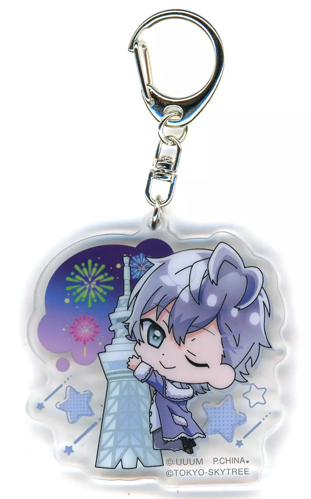 Hiro - Acrylic Key Chain - Key Chain - Colorful Peach