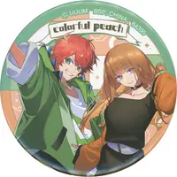 Eto & JPAPA - Ichiban Kuji - Badge - Colorful Peach