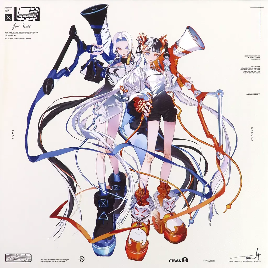 Yomi & KASUKA - Canvas Board - VESPERBELL